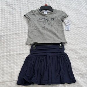 Bow Top & Skort Set NWT size 7